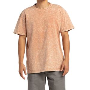 Camiseta de Manga Corta para Hombre, 100% Algodón, Corte Holgado, Transpirable, Ecológica, de Peso Pesado, Ropa de Verano, Impresión Digital - Product Image 1