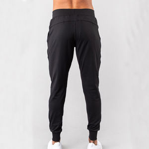 Pantalones de Jogger ajustados para hombre de alta calidad, ropa informal de diseño y logotipo personalizado con cintura media, tejido no tejido, estilo Hip Hop - Product Image 3