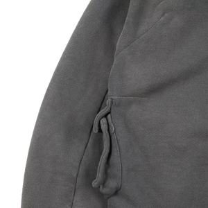 Personalizado hip hop Streetwear Hole hoodies 100% algodón peso pesado de gran tamaño Old Wash Pullover Hole distressed vintage HOODIE para hombres - Product Image 5