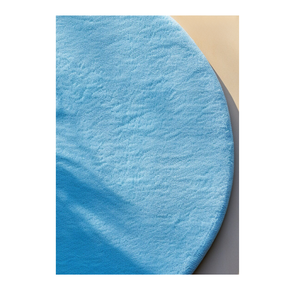 Alfombra de lana con mechones a mano abstracta moderna, Color azul para sala de estar, área de juego para niños, alfombra de Color azul abstracta moderna hecha a mano, alfombras - Product Image 3