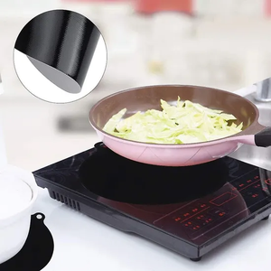 Tapis de <span class=keywords><strong>protection</strong></span> de table de cuisson à induction en silicone à bas prix couvercle de <span class=keywords><strong>plaque</strong></span> de cuisson antidérapant résistant à la chaleur pour poêle en céramique en verre facile à nettoyer - Product Image 2