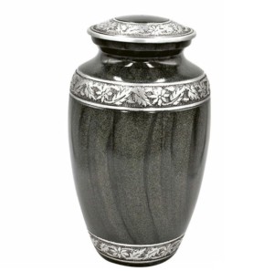 Urnes funéraires en aluminium de haute qualité avec couleur bleue et finition argentée pour les cendres humaines Urnes fabriquées en Inde - Product Image 2