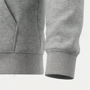 Sweat-shirt à capuche surdimensionné pour homme, 80 % coton, 20 % polyester, broderie chenille personnalisée, streetwear, pull-over, couleur personnalisée, vêtements - Product Image 6
