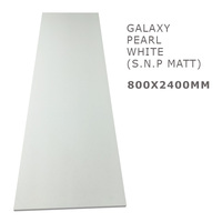 Weiße Farbe Premium Quality Sparkle Porzellan platte Großformat 80x240cm für Innenwand Küchen arbeits platte Matt Finish
