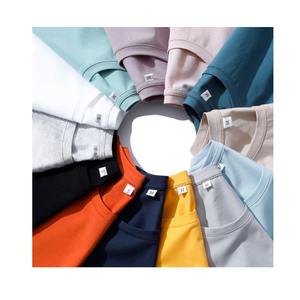 Colección de verano, camiseta de gran tamaño de algodón 100% de peso pesado para hombre, camiseta de manga corta con hombros caídos en blanco personalizada de talla grande transpirable - Product Image 3