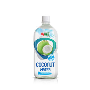 1000ml Vinut 100% Natural Coconut Water Pure Hydration Refreshing Drink PET <b>Bottle</b> Wholesale Beverage Manufacturer Vietnam - Product Image 1