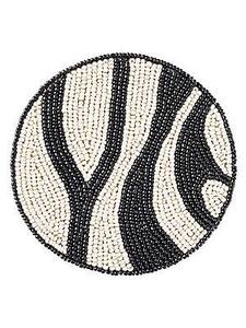 Superior Quality Yin Yang Handcrafted Coasters Set Beaded Embroidery <b>Table</b> <b>Decoration</b> Classic Mother Pearl Dinnerware for - Product Image 5