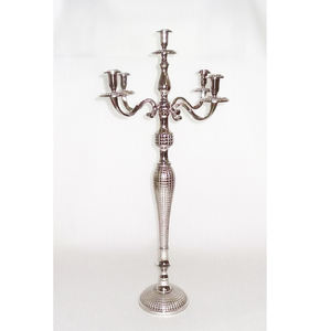 Fantaisie Moderne Vantage Antique en relief candélabre pour les mariages MARIAGE CANDELABRE BOUGEOIR POUR LA DÉCORATION DE LA MAISON/GOLD CANDELABRA - Product Image 1