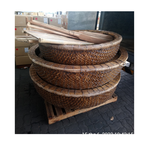 Precio barato, gran oferta, barco Coracle de bambú para visitar el mar, el río y la pesca de Vietnam - Product Image 1