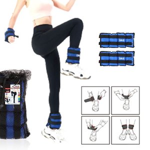 * Presa * 2 pezzi 3kg pesi per polso e caviglia con chiusura in Velcro-casa e giardino/sport e tempo libero - Product Image 2