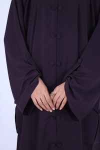 Robe Abaya de Luxe pour Femmes Musulmanes, Broderie Fantaisie, Fleur Noire, Abaya de Bal Modeste de Dubaï, Vente en Gros 2026 - Product Image 3