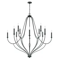 Tendance Métal Douze Lustre Élevé Avec Antique Décoratif Salle À Manger Chambre Suspension Suspension