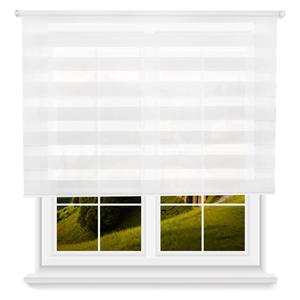 Stores enroulables jour/nuit Well Home - Blanc, 120 x 250 cm (largeur x longueur)/Taille du tissu 117 x 245 cm - Product Image 1
