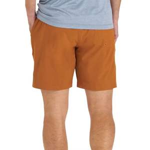 Men's Breathable <b>Drawstring</b> Waist Loose Summer Five Quarter Shorts 100% Cotton Casual Beach Wear - Product Image 2