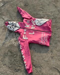 Sudadera con capucha y cremallera completa unisex con logotipo personalizado de alta calidad - Product Image 2