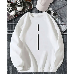 Sudadera con Capucha para Hombre, Gruesa, Informal, de Invierno, de Forro Polar Sólido y Transpirable, Lisa, de Poliéster/Algodón - Product Image 2