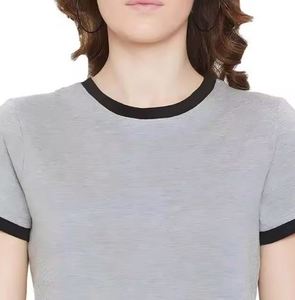 Conjunto de 2 piezas personalizado mujer 100% Material de algodón logotipo personalizado impresión Casual Streetwear conjuntos de mujer servicio OEM - Product Image 5