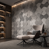 Panneau mural en mousse rembourrée hexagonale 3D, décoration acoustique artistique, rembourrage doux pour chambre à coucher, salon, hôtel, bar