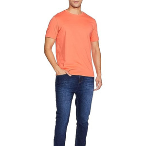 Camiseta de manga corta de estilo personalizado para hombre, moda informal de alta calidad, 100% algodón, patrón sólido, nueva ropa de calle alta - Product Image 4