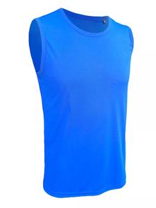 Débardeur de gymnastique sans manches d'été décontracté pour hommes OEM Débardeur extensible de qualité supérieure avec logo personnalisé respirant tricot à séchage rapide 100% coton - Product Image 5
