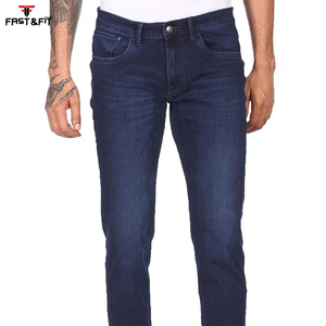 100% alta calidad Material transpirable hombres Casual Jeans 2024 último estilo liso hombres Casual Jeans - Product Image 5