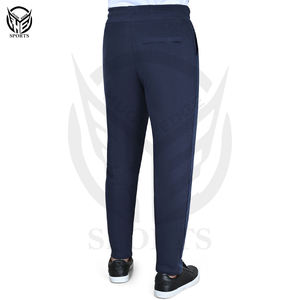 Pantalon de survêtement vintage français en toile de coton léger de haute qualité personnalisé, séchage rapide, coupe-vent, avec cordon de serrage - Product Image 3