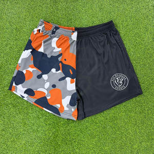High Quality Design Your Own logo Material Polyester Rugby Footy <b>Shorts</b> <b>Zipper</b> Pocket Sublimation <b>Shorts</b> - Product Image 1