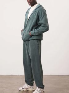 ชุดวอร์มล้างกรดสำหรับผู้ชายชุดวอร์มซักด้วยกรดมีซิปขนาดใหญ่พิเศษติดโลโก้ได้ตามต้องการ2025 - Product Image 5