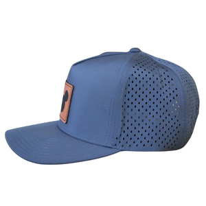 Gorra deportiva impermeable con sombrero de golf perforado, logotipo personalizado, agujero perforado, gorra de béisbol de 5 paneles, ala curva, fabricante de sombreros de Vietnam - Product Image 3