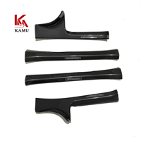 Décoration de voiture ABS Fibre de carbone Plaque de seuil de porte Seuil de porte Housse de protection pour Benz Classe C W205 2015-2021
