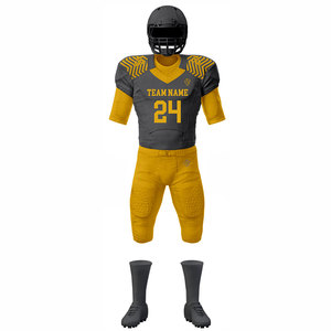 Camiseta Deportiva de Fútbol Americano para Hombre, 100% Poliéster, con Logotipo Personalizado, Impresión por Transferencia de Calor, Bordado, Nuevo Estilo, Color Sólido - Product Image 1