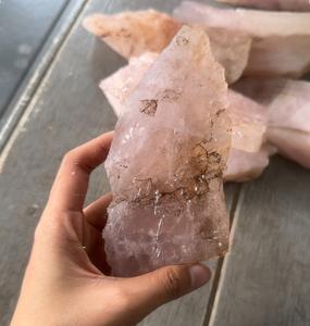 Raw Rose Quartz <b>Stone</b> Semi-Precious for Jewelry Crafting and Stress <b>Relief</b> - Product Image 2