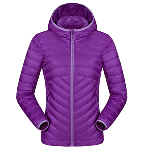 Manteau à capuche matelassé à manches longues pour femmes, résistant à l'eau et au vent, service OEM - Product Image 5