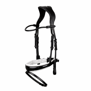 Bridon d'équitation professionnel en cuir de haute qualité, style anglais, pour l'extérieur, réglable, personnalisation acceptée - Product Image 4