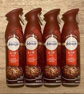 Febreze Original Scents, ambientador de habitación de edición limitada Spray | Rollo de calabaza | Manzana canela horneada | Caramelo de sal marina y arce - Product Image 5