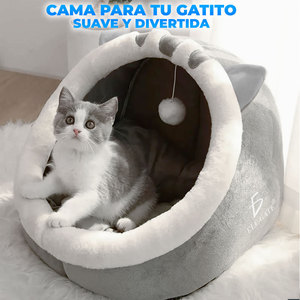 Cama para Gatos en Forma de Iglú, Estilo Moderno 3D, Nido para Mascotas, para Gatos y Perros, Tamaños XL y S, Espuma de PP de Alta Calidad, Sólida, para Dormir - Product Image 3