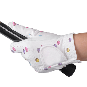 Gants de golf pour hommes, nouveau style, haute performance, en cuir de mouton véritable Cabretta, antidérapants, imperméables, respirants, avec sangle de poignet réglable - Product Image 6