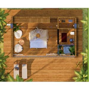 Design moderne de haute qualité NB05 Bungalow 42 m² 40HC Serres industrielles préfabriquées du Vietnam - Product Image 5