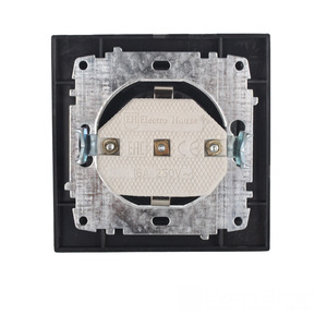 ซ็อกเก็ตฝังผนังไฟฟ้า220V แบบทันสมัยพร้อมสายดินพลาสติก ABS ทองแดงมาตรฐานอียูอังกฤษ - Product Image 2