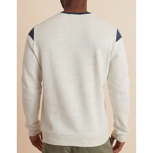 Sudadera de cuello redondo de algodón/poliéster para hombre con logotipo personalizado, jersey de manga larga para hombre, sudadera lisa de cuello redondo - Product Image 6