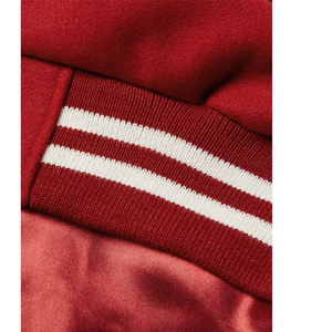 Nuevas chaquetas Varsity personalizadas en blanco Varsity Chenille Patches Letterman Varsity Jacket Oversized College Baseball Jacket para hombres - Product Image 3