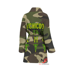 Calidad Premium Griego Chi Phi Eta alta calidad serigrafía Sorority ropa bordada mujeres Letterman albornoces griego - Product Image 6