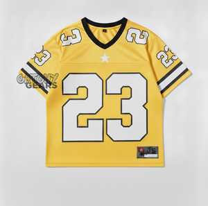 Camiseta deportiva de gran tamaño holgada de fútbol para mujer, camiseta de fútbol personalizada con estampado de sublimación de tela transpirable de secado rápido - Product Image 2