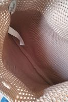Bolso de Hombro Tejido Estilo Boho Chic para Mujer, Bolso Tote de Ganchillo Hecho a Mano, Informal, para Playa, Verano, Gran Capacidad, Sin Forro, Elegante
