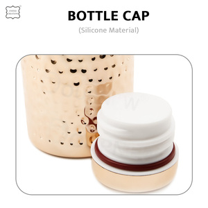 Nueva botella de agua de acero inoxidable de diseño elegante de moda en diseño personalizado y colores Botella de agua de cobre puro - Product Image 6