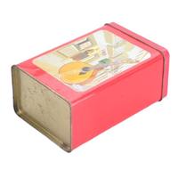 Boîte en métal rectangulaire personnalisée pour le café, conteneur de stockage alimentaire avec logo imprimé pour l'emballage de vente au détail