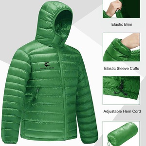 Recién llegado, chaqueta acolchada a la moda, con capucha, cálida, personalizada, ligera, OEM, ODM, moda, Premium, 2025, abrigo de alta calidad - Product Image 1