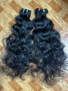 Máquina de cabello Remy indio virgen a granel de alta calidad, trama doble, sin desprendimiento, sin enredos, todos los colores, precio al por mayor adecuado - Product Image 3