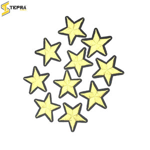 Parches de PVC bordados de alta calidad para deportes de Tepra, novedad, bolsas de ropa estampadas tejidas con flores, sombrero de hierro con corazón - Product Image 5
