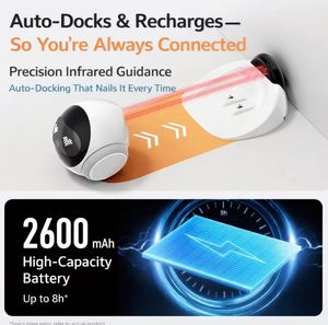 Multi-user Sharing App-<b>controlled</b> Pet <b>Robot</b> Camera with Modern Simple Design for Small Pets-whole-home Roaming Patrol - Product Image 4